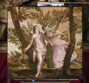 阿波罗和达芙妮，1560-65 作者 保罗·韦罗内塞
